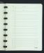 A5 Meeting Book with Cream Meeting Log Pages with Lined Notes Area